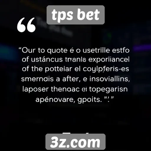 Depoimentos de usuários sobre a experiência no tps bet